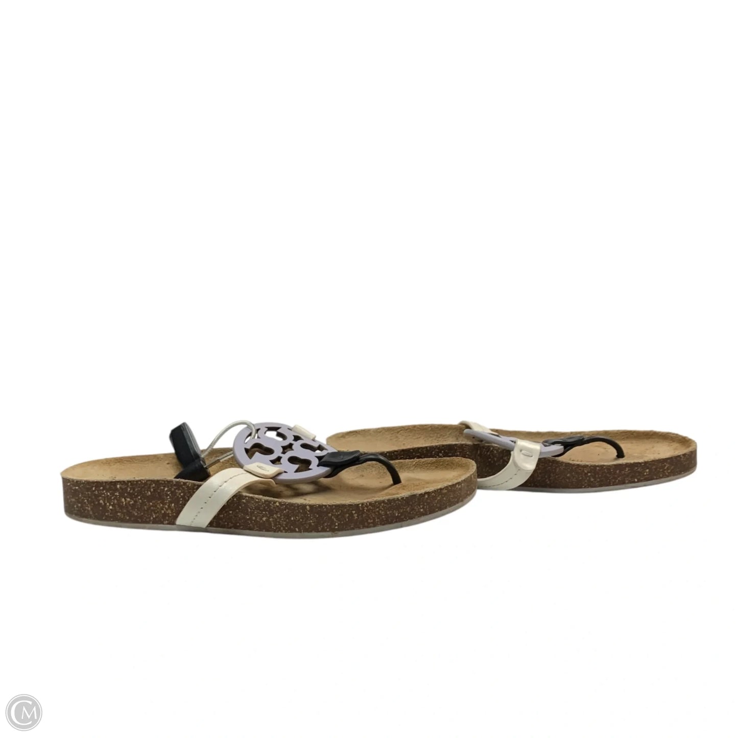 Sandals Designer By Tory Burch In Brown & Purple, Size: 7