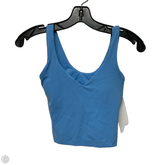 Athletic Tank Top By Lululemon In Blue, Size: Xs