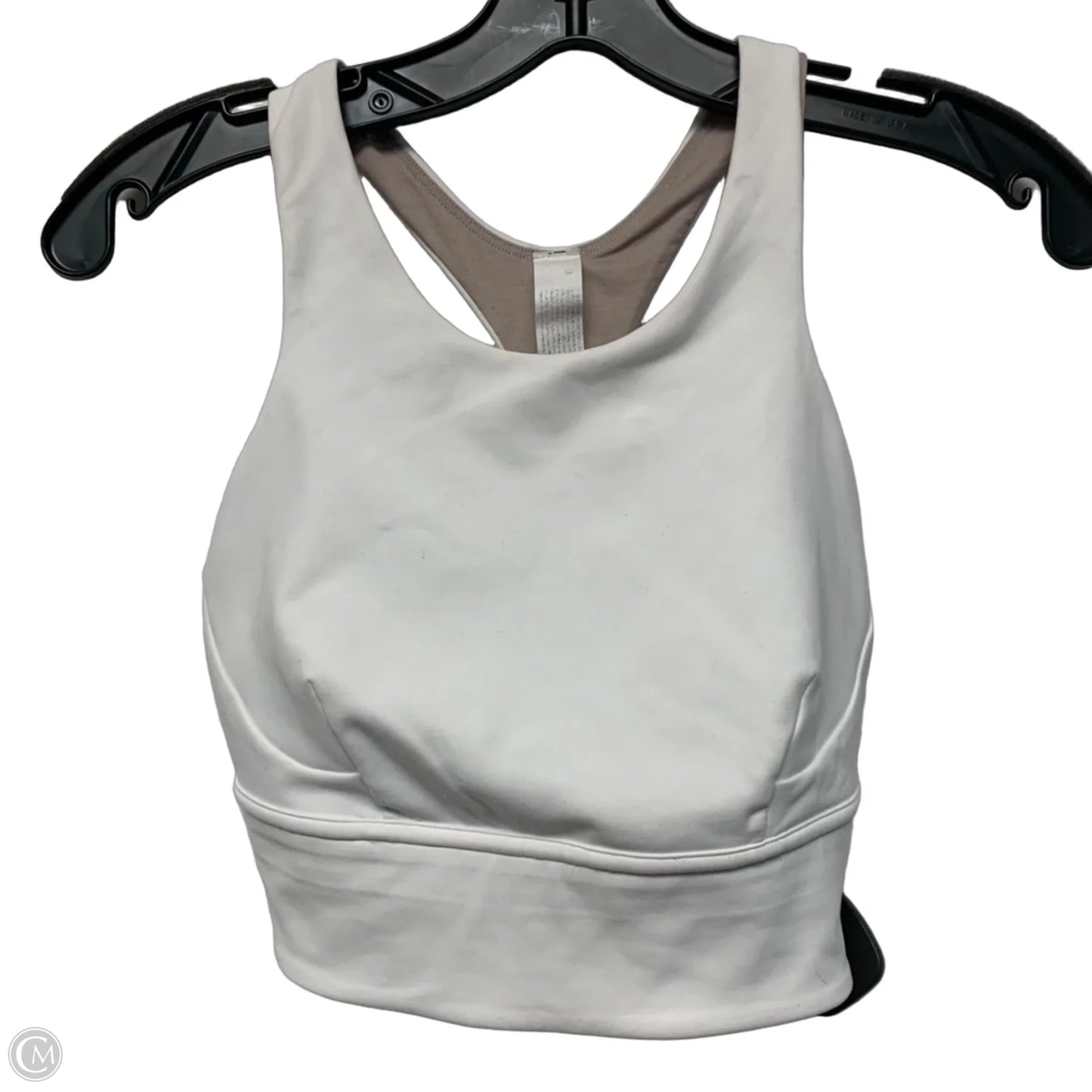 Athletic Bra By Lululemon In White, Size: S