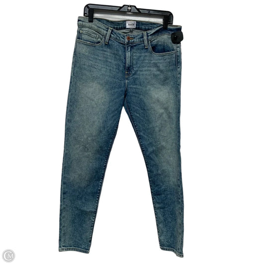 Jeans Skinny By Hudson In Blue Denim, Size: 14