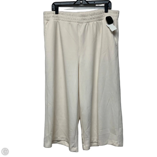 Pants Wide Leg By Danskin In Cream, Size: Xl