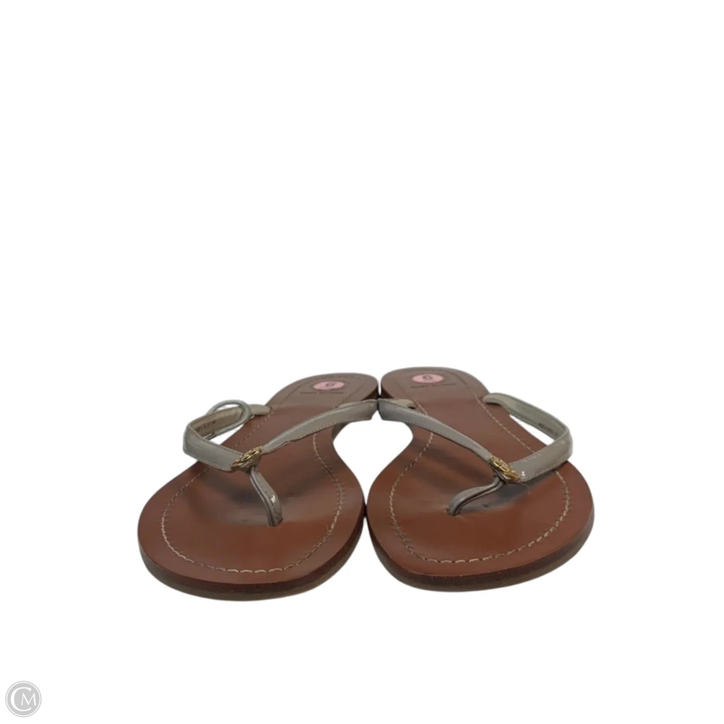 Sandals Designer By Tory Burch In Grey, Size: 9