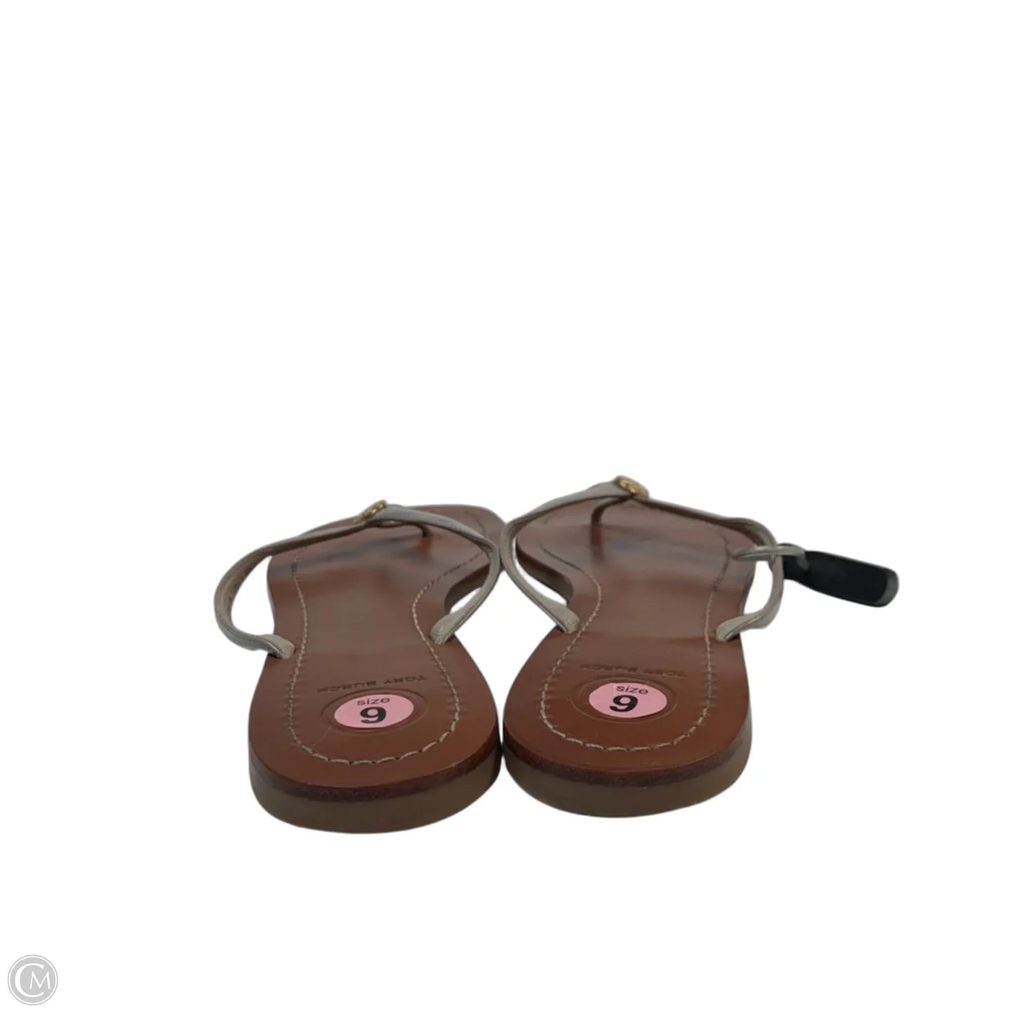 Sandals Designer By Tory Burch In Grey, Size: 9
