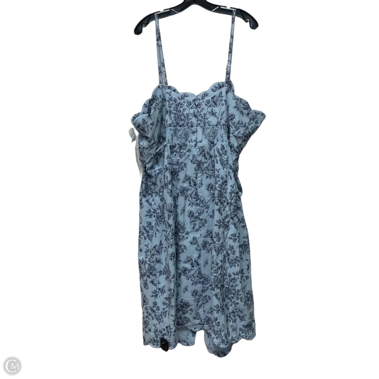 Dress Casual Midi By Anthropologie In Blue, Size: 4x