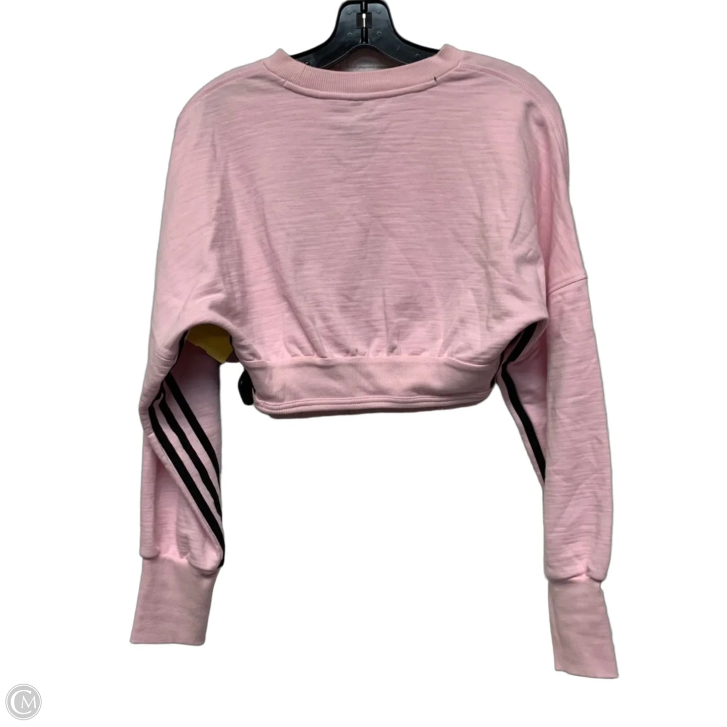 Athletic Sweatshirt Crewneck By Adidas In Pink, Size: Xs