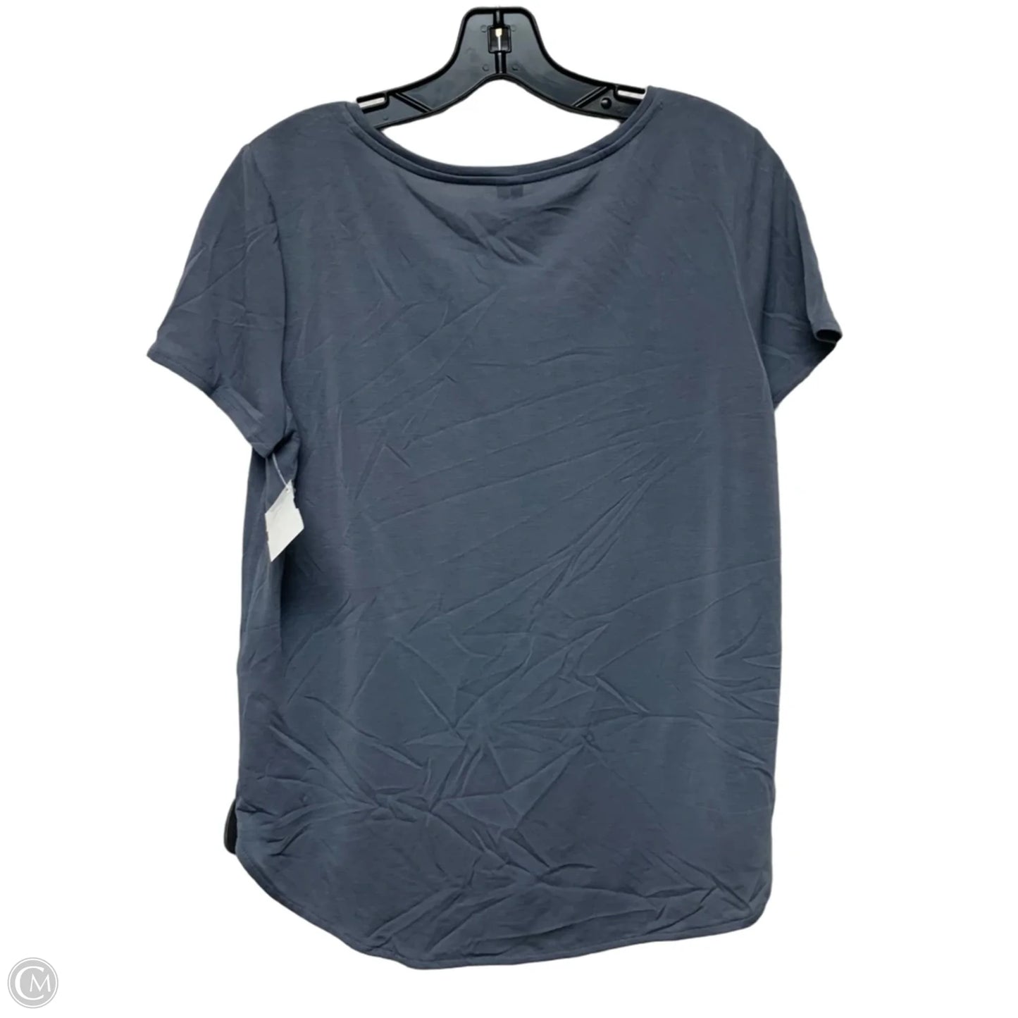 Top Short Sleeve By Banana Republic In Blue, Size: Xl
