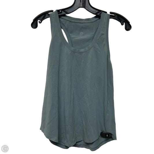 Athletic Tank Top By Lululemon In Grey, Size: L