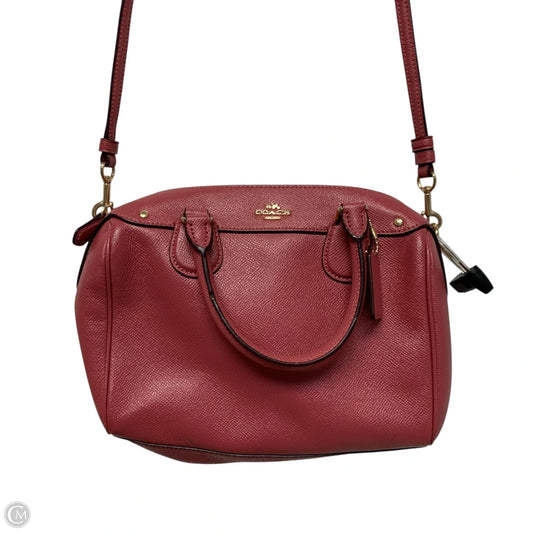Crossbody Designer By Coach, Size: Small