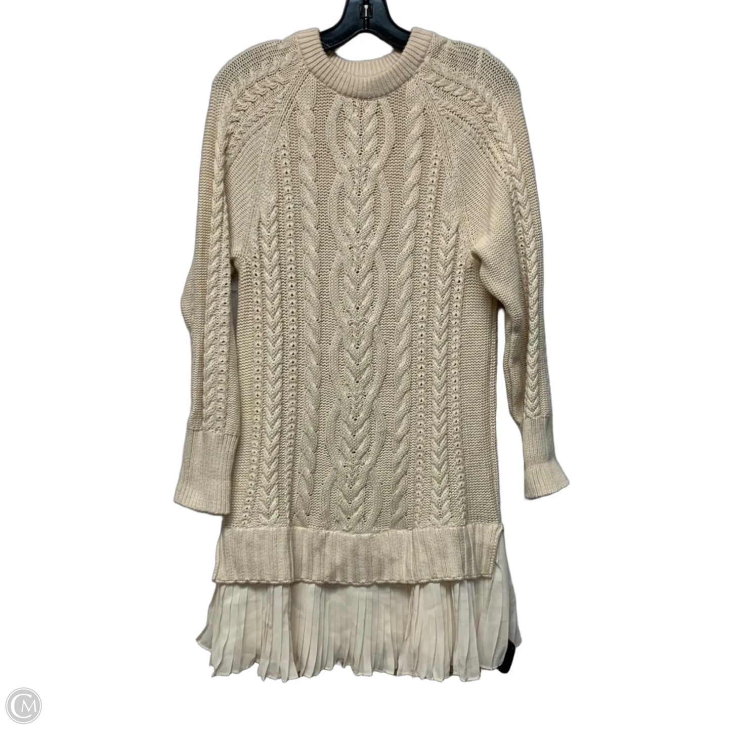 Dress Sweater By Anthropologie In Cream, Size: Xs