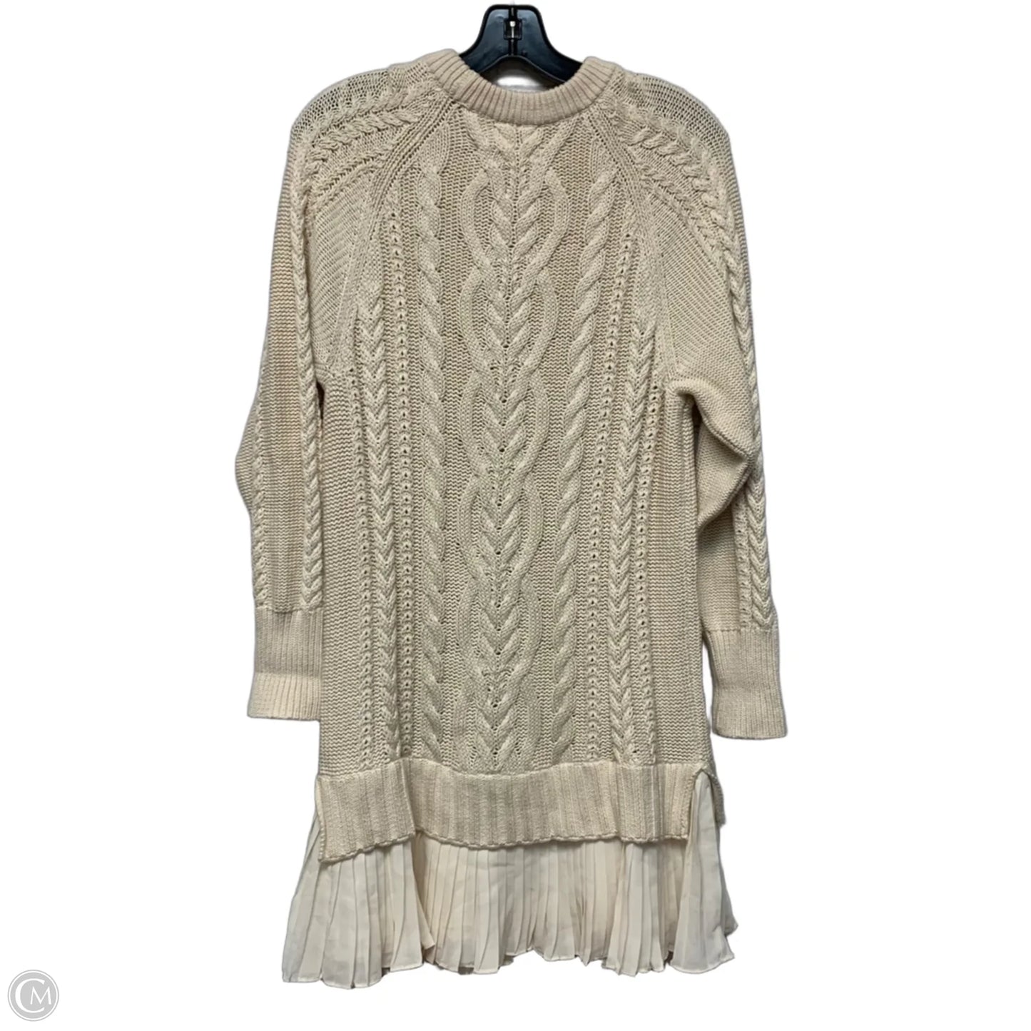 Dress Sweater By Anthropologie In Cream, Size: Xs