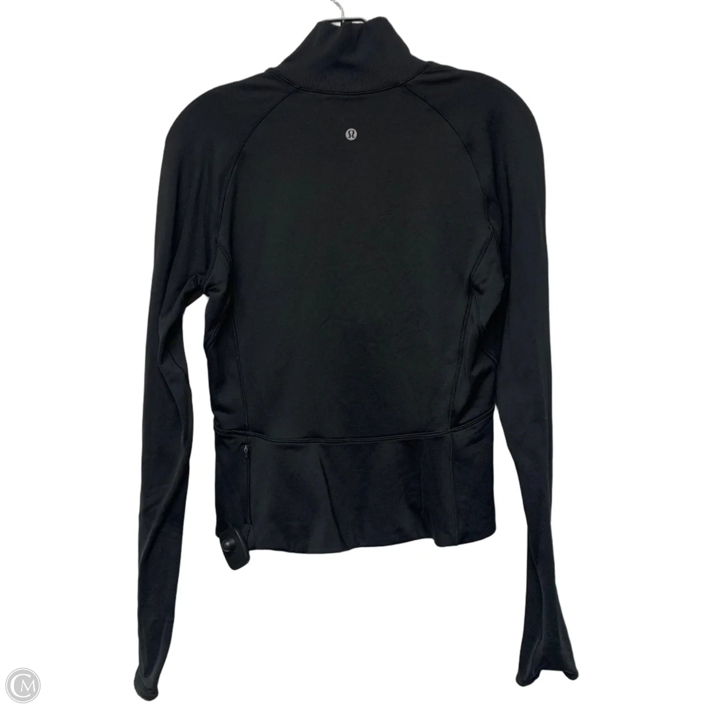 Athletic Jacket By Lululemon In Black, Size: S