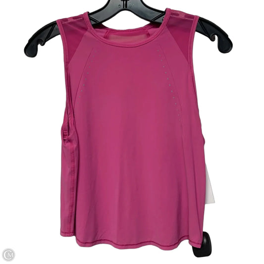 Athletic Tank Top By Lululemon In Pink, Size: S