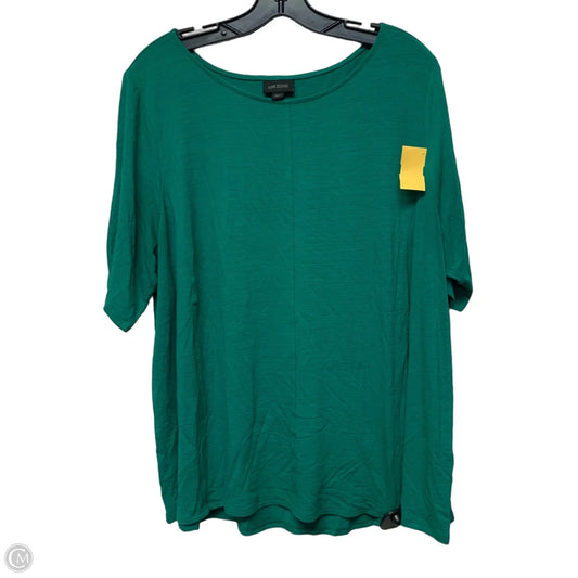 Top Short Sleeve Basic By J. Jill In Green, Size: Xlp