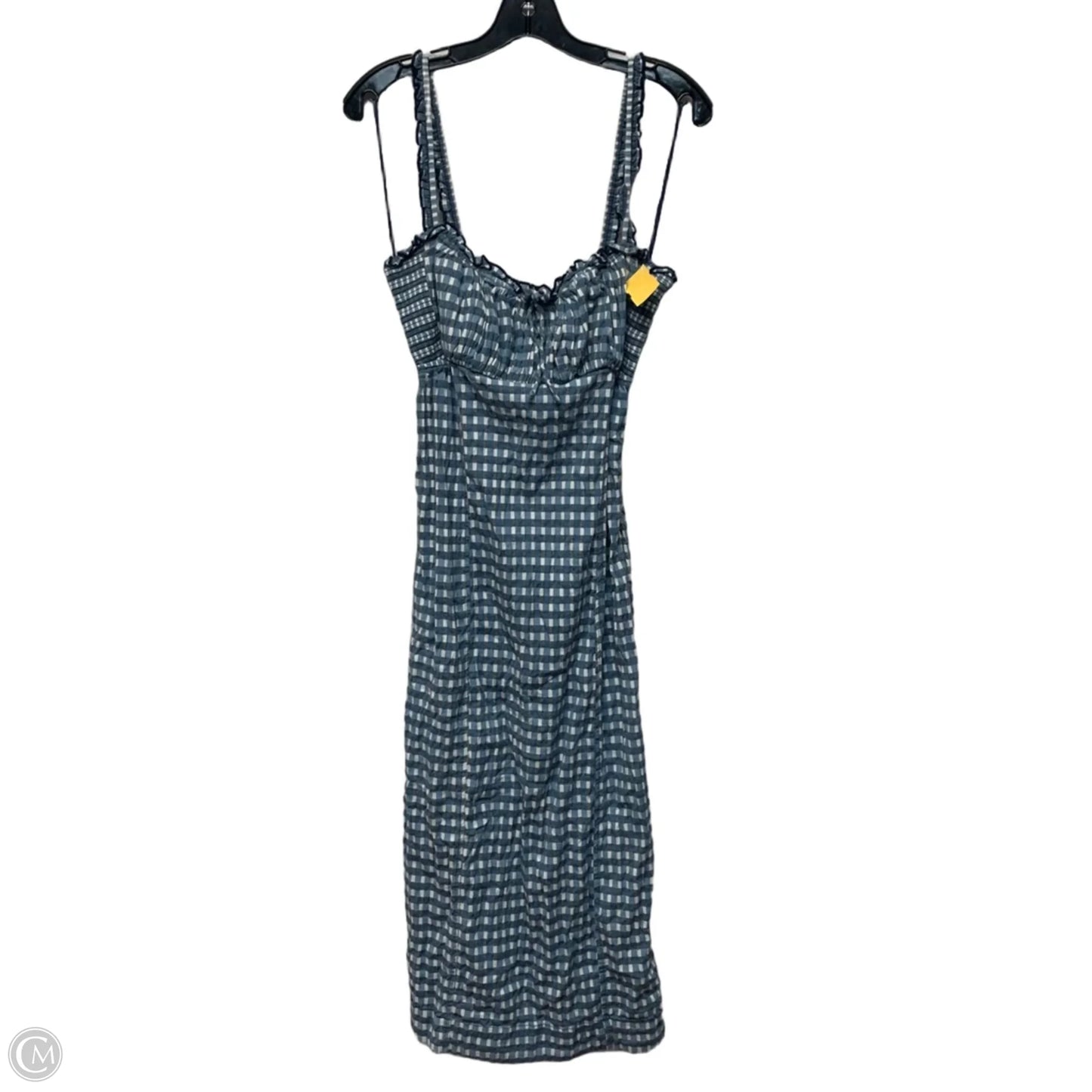 Dress Casual Midi By Free People In Blue & White, Size: Xl