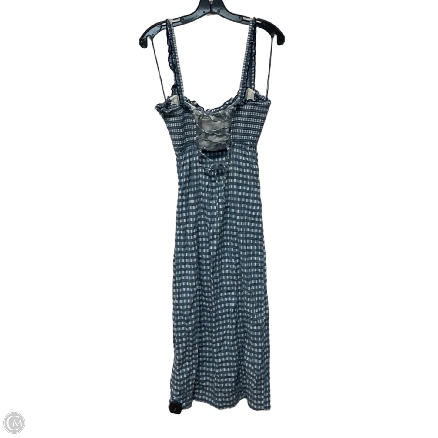 Dress Casual Midi By Free People In Blue & White, Size: Xl