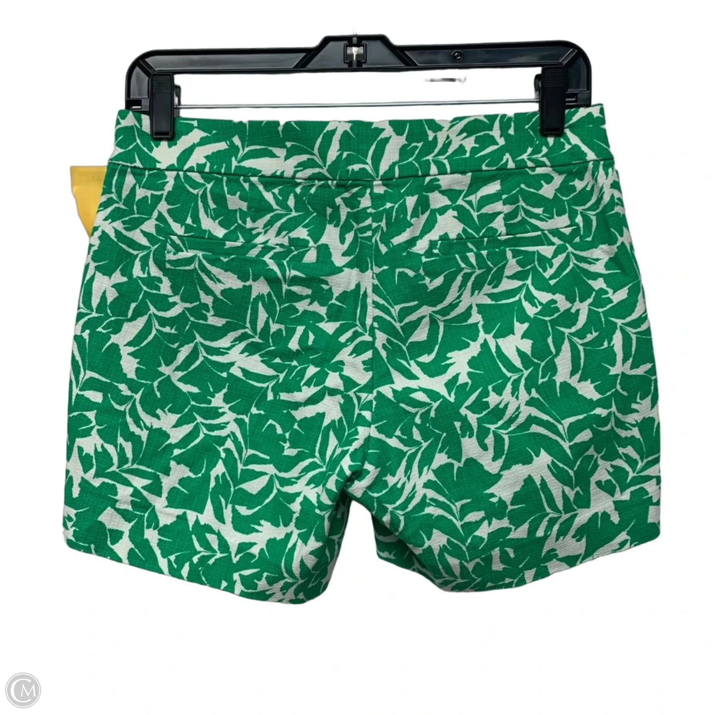 Shorts By J. Crew In Green & White, Size: 0