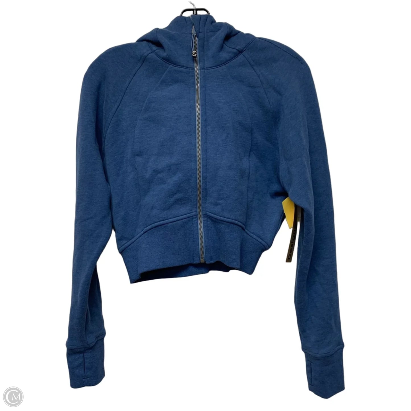 Athletic Sweatshirt Hoodie By Lululemon In Blue, Size: S