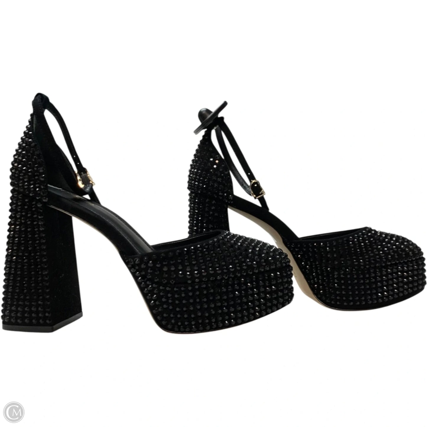 Shoes Heels Block By LARROUDE In Black, Size: 8