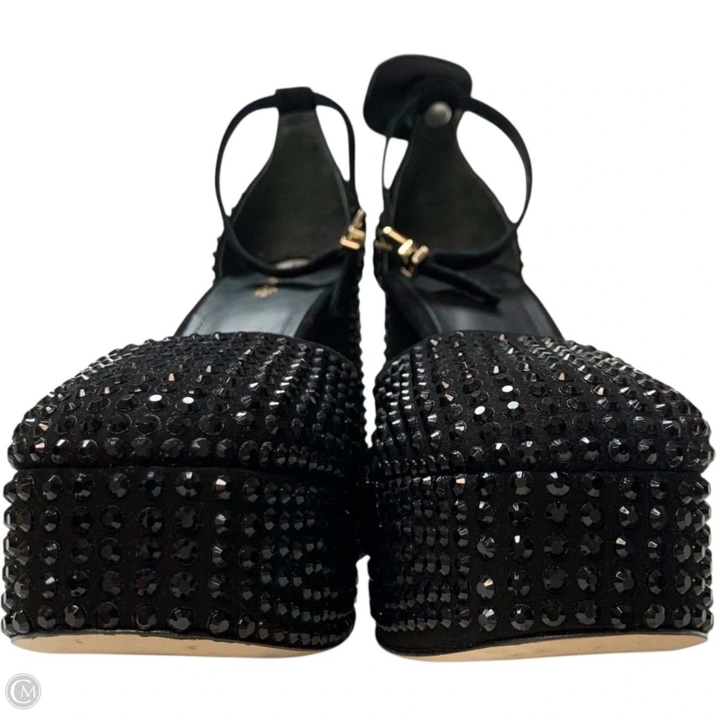 Shoes Heels Block By LARROUDE In Black, Size: 8