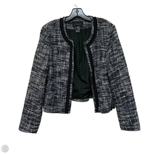 Jacket Other By Ann Taylor In Black & Blue, Size: L
