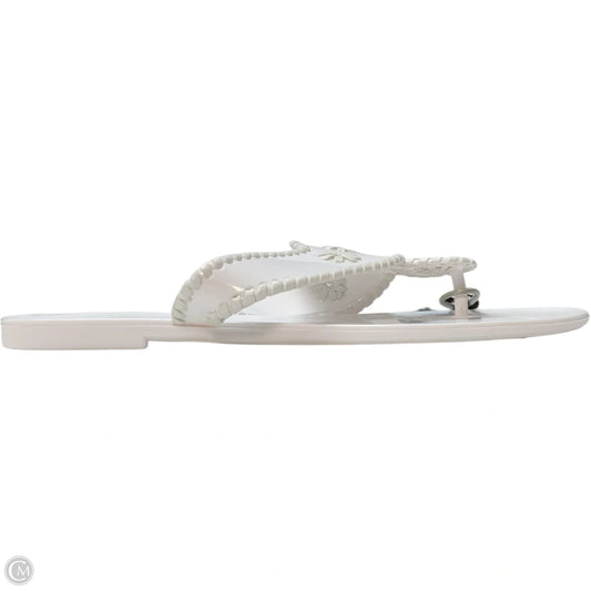 Sandals Flats By Jack Rogers In White, Size: 10