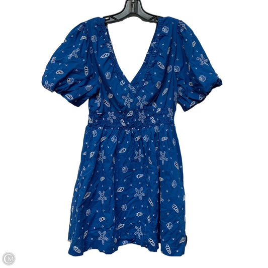 Dress Designer By Lilly Pulitzer In Blue & White, Size: M