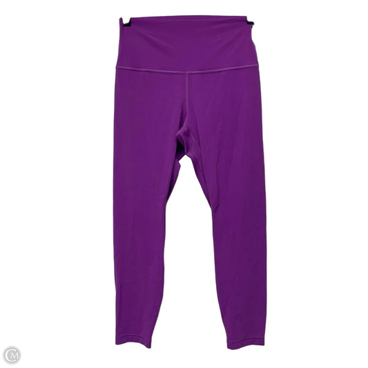 Athletic Leggings By Lululemon In Purple, Size: M