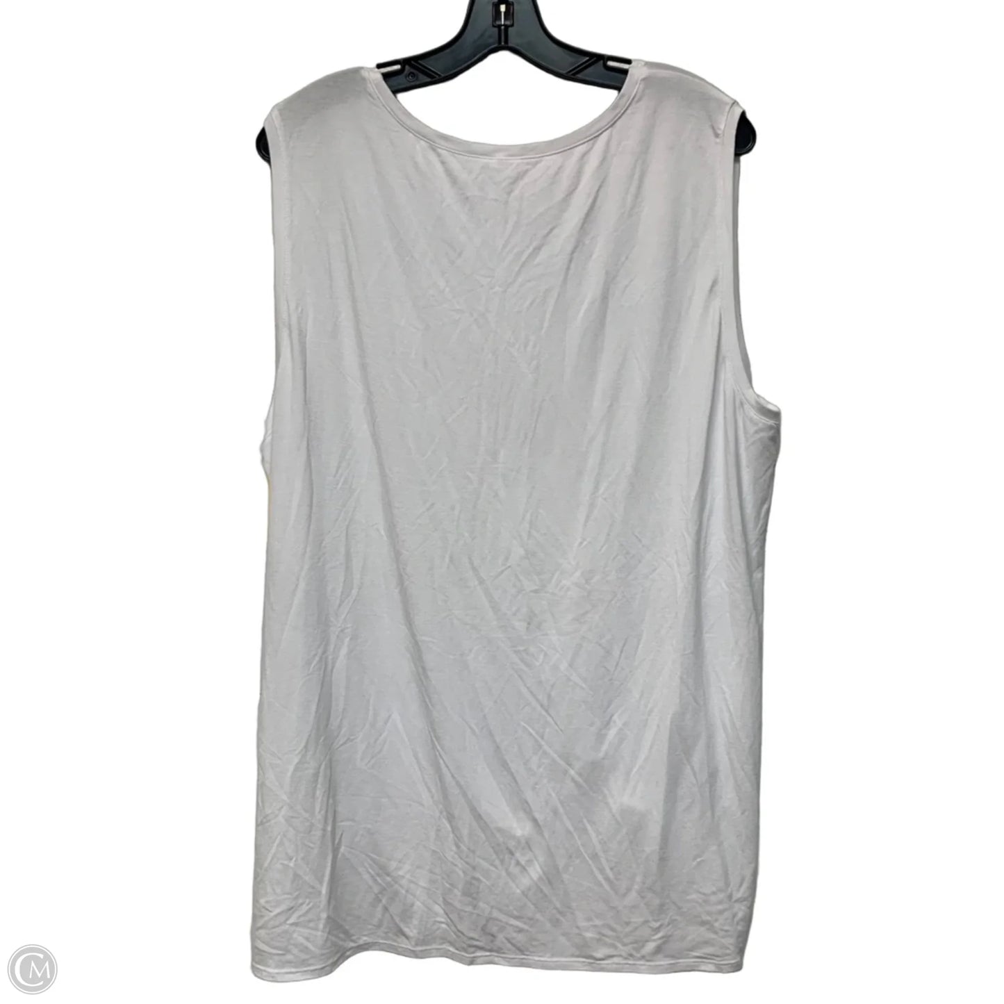 Athletic Tank Top By Fabletics In White, Size: 2x