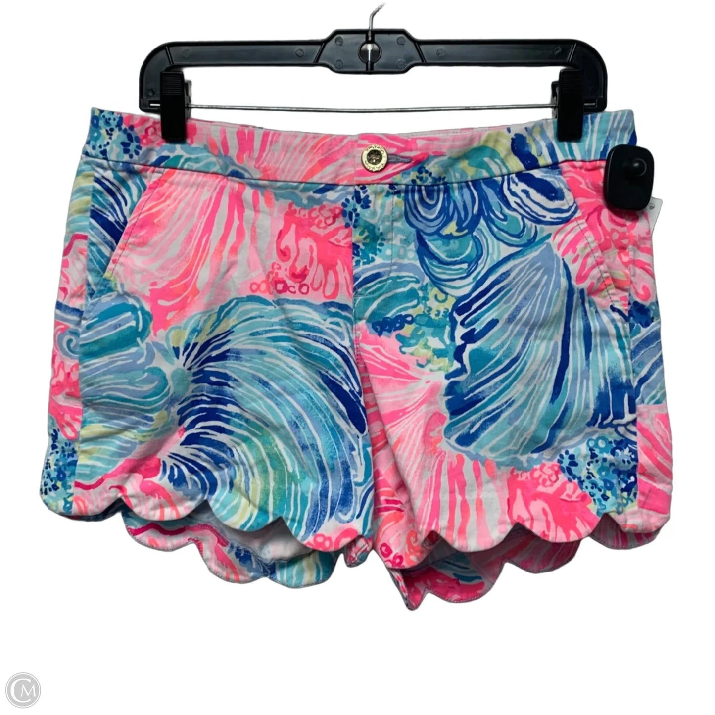 Shorts Designer By Lilly Pulitzer In Blue & Pink, Size: M