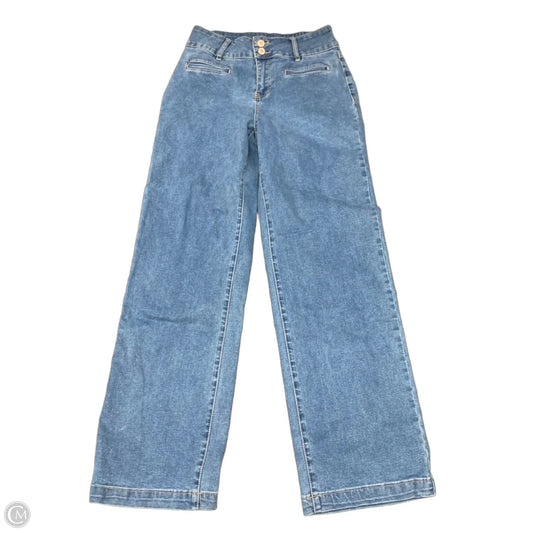 Jeans Wide Leg By Clothes Mentor In Blue Denim, Size: 6
