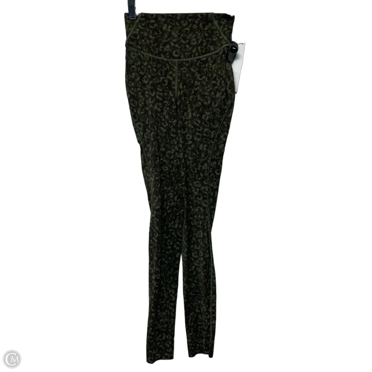 Athletic Leggings By Lululemon In Green, Size: Xs