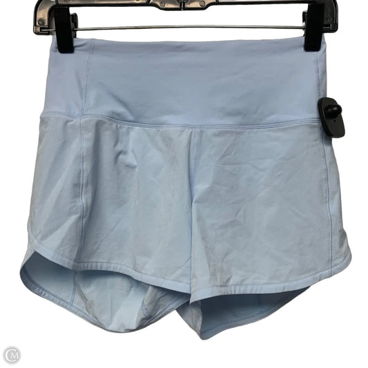 Athletic Shorts By Lululemon In Blue, Size: Xs