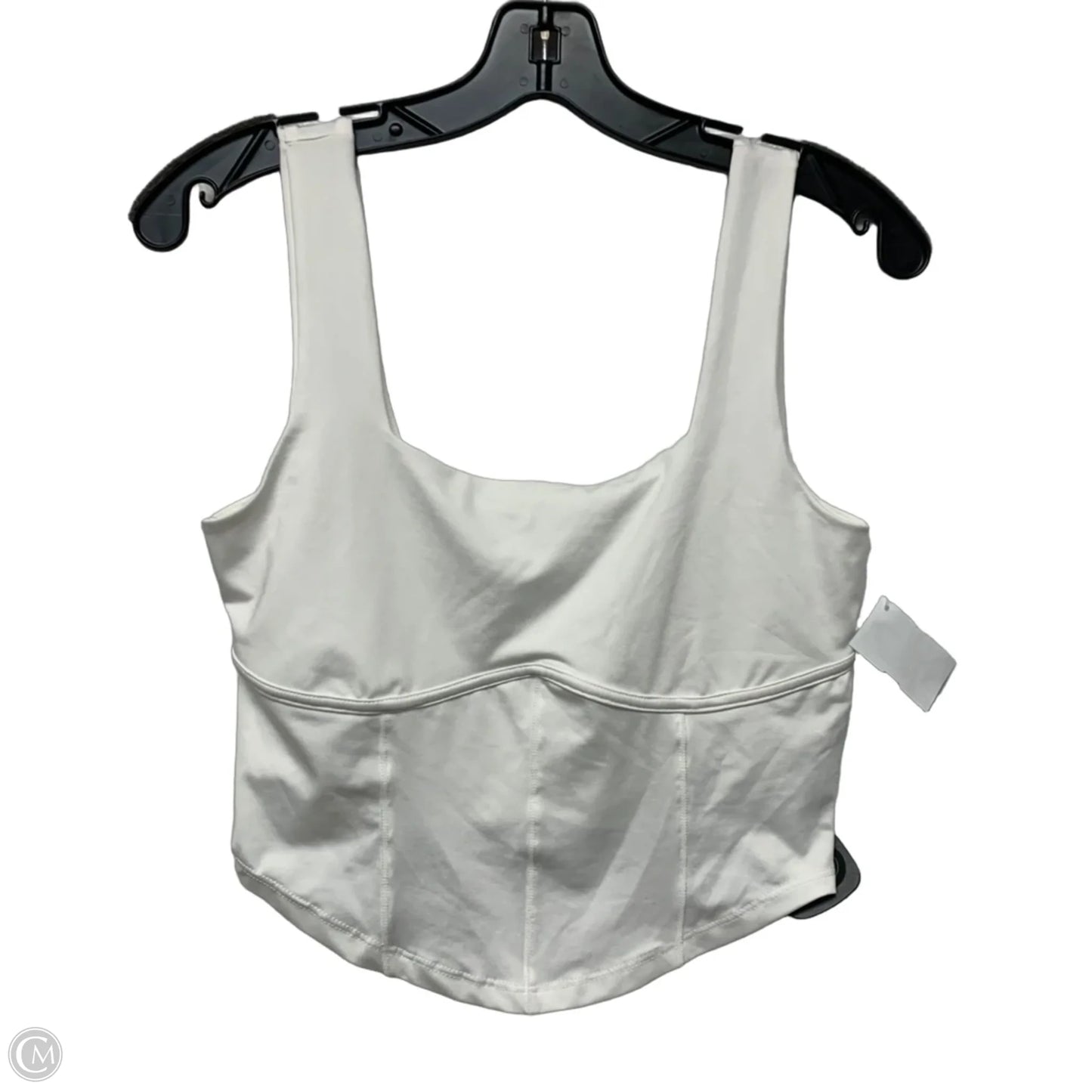 Top Sleeveless By Live In The Moment In White, Size: M