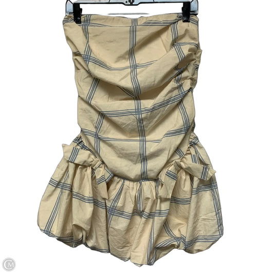 Dress Casual Short By Asos In Yellow, Size: S