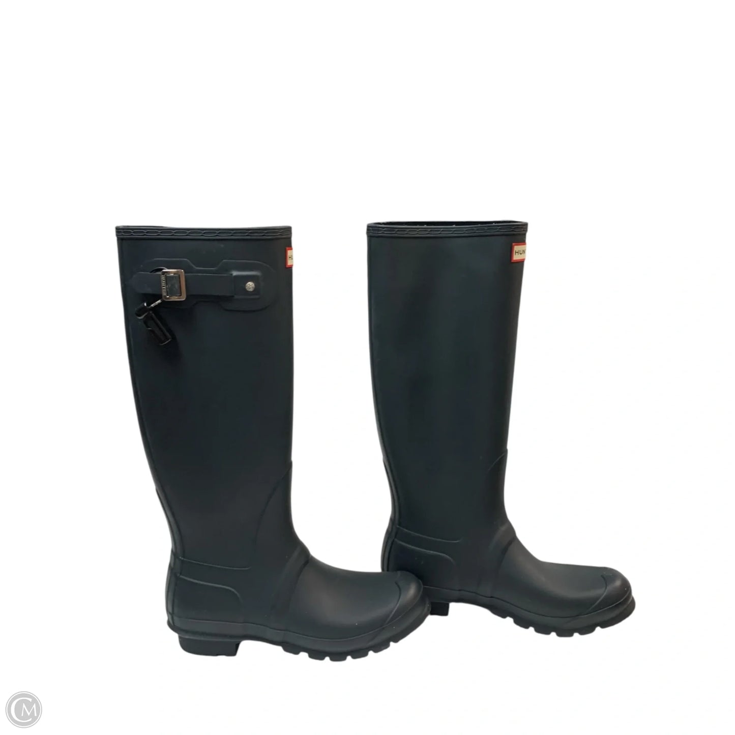 Boots Designer By Hunter In Navy, Size: 9