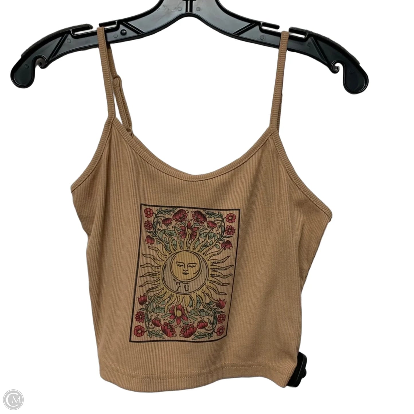 Top Sleeveless In Brown, Size: M