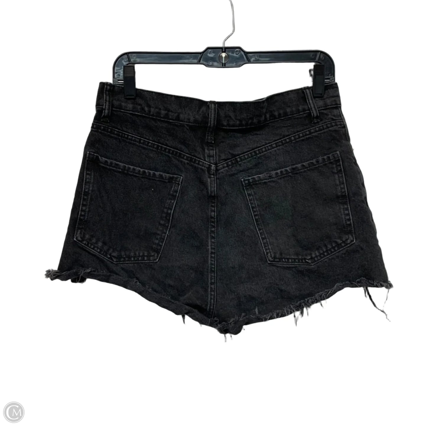 Shorts By Zara In Black Denim, Size: 8