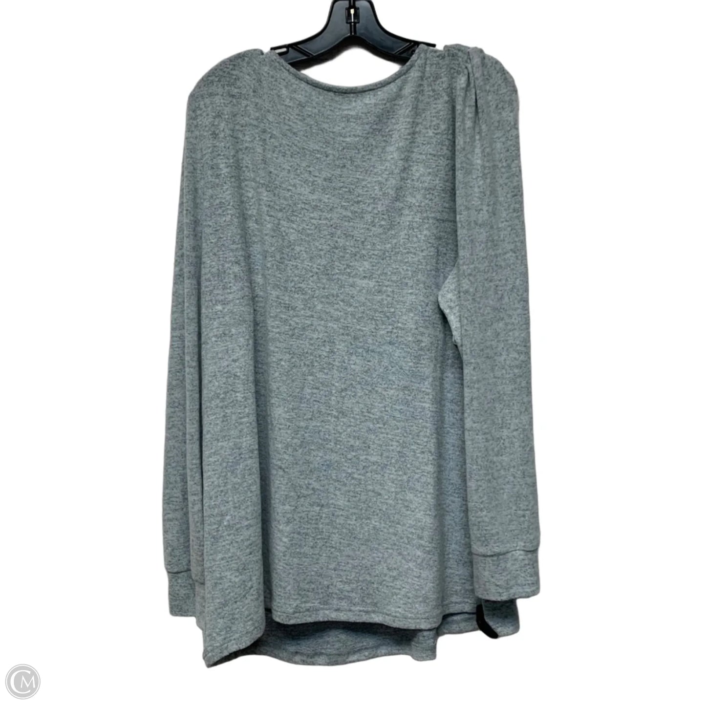 Top Long Sleeve In Blue, Size: Xxl