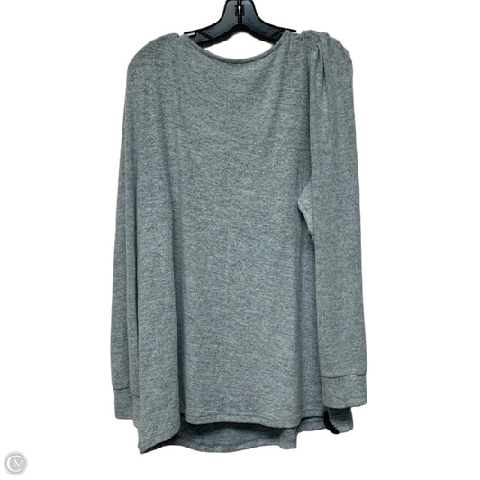 Top Long Sleeve In Blue, Size: Xxl