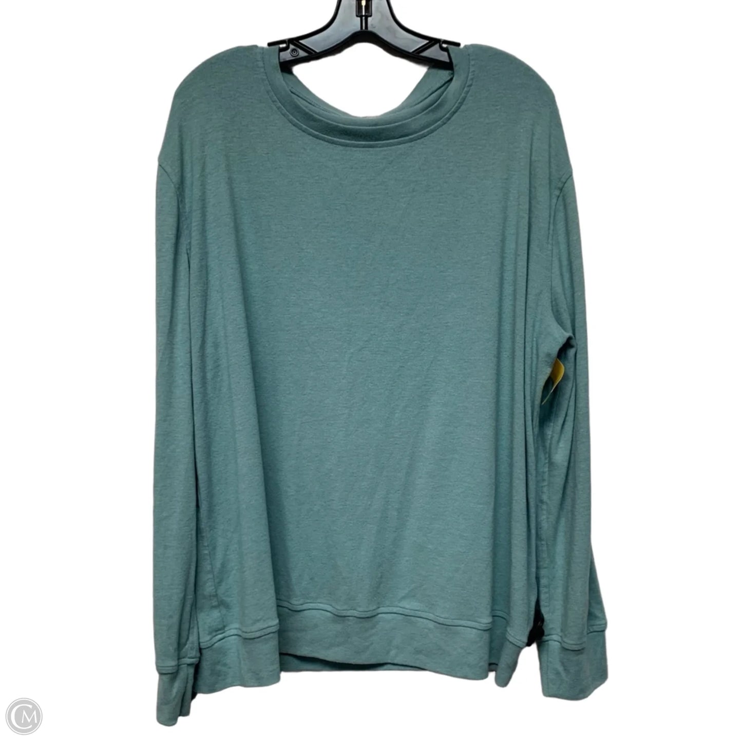 Top Long Sleeve In Blue, Size: 2x