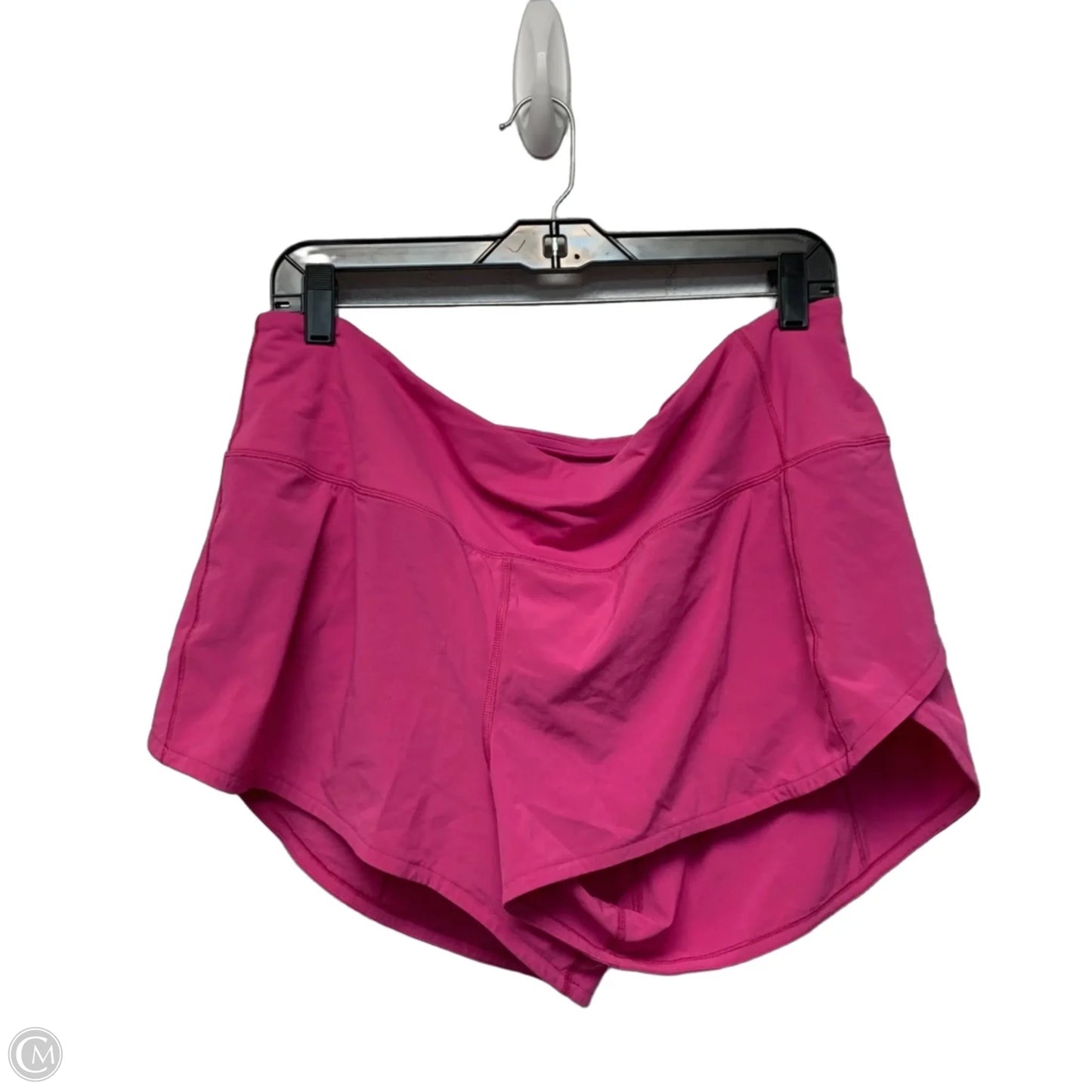 Athletic Shorts By Lululemon In Pink, Size: L