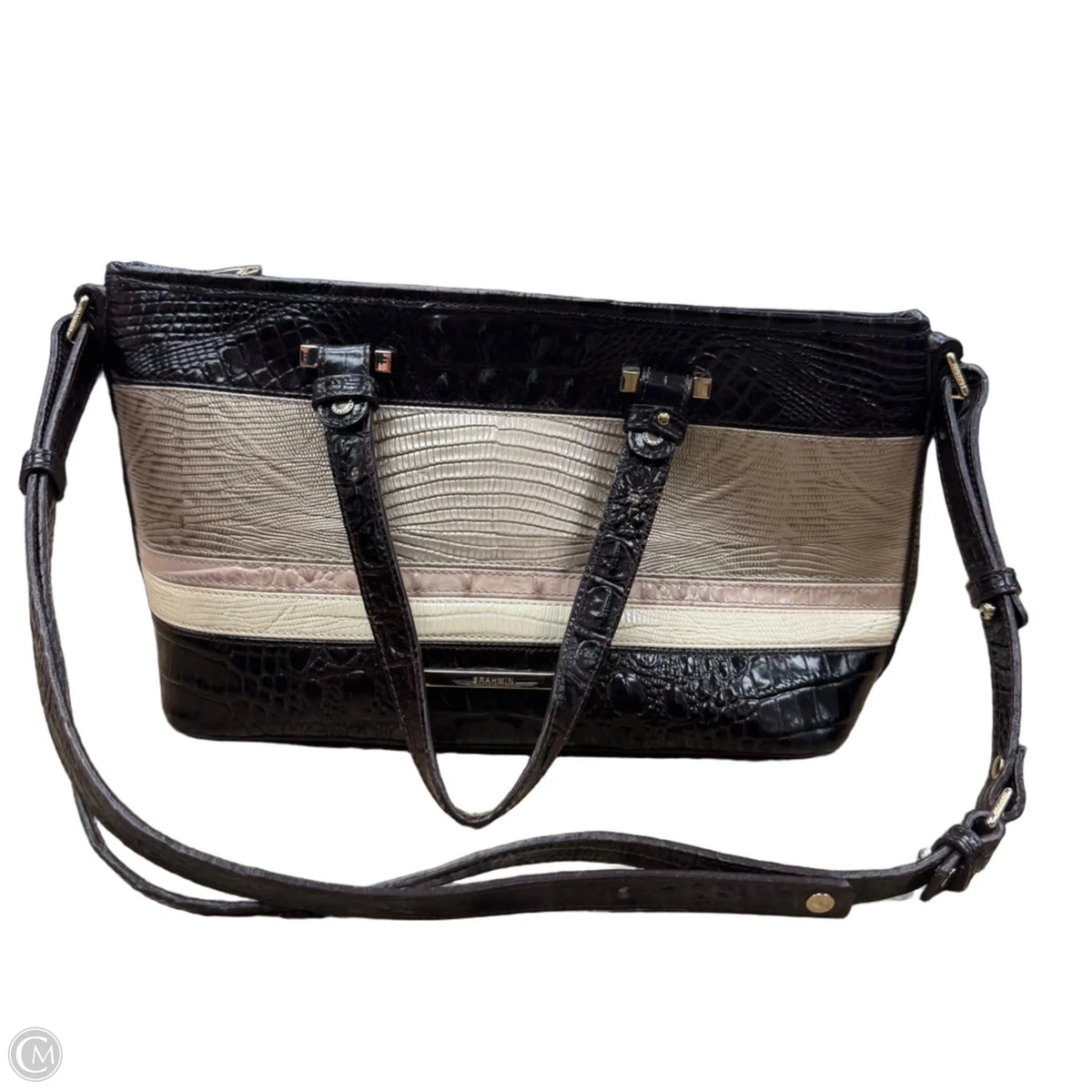 Tote Designer By Brahmin, Size: Small