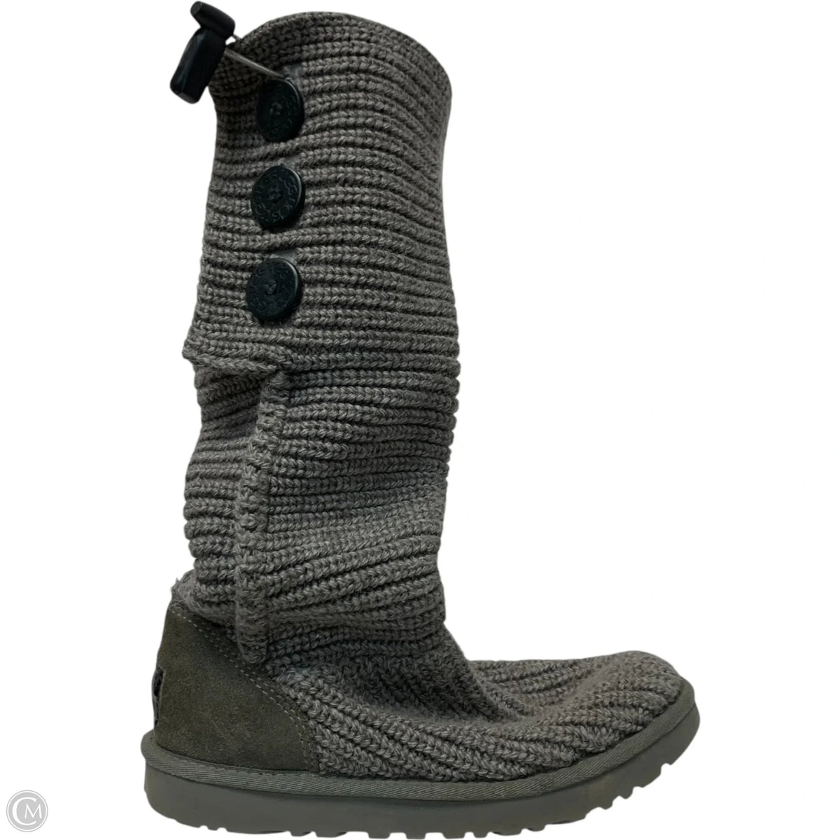 Boots Designer By Ugg In Grey, Size: 8