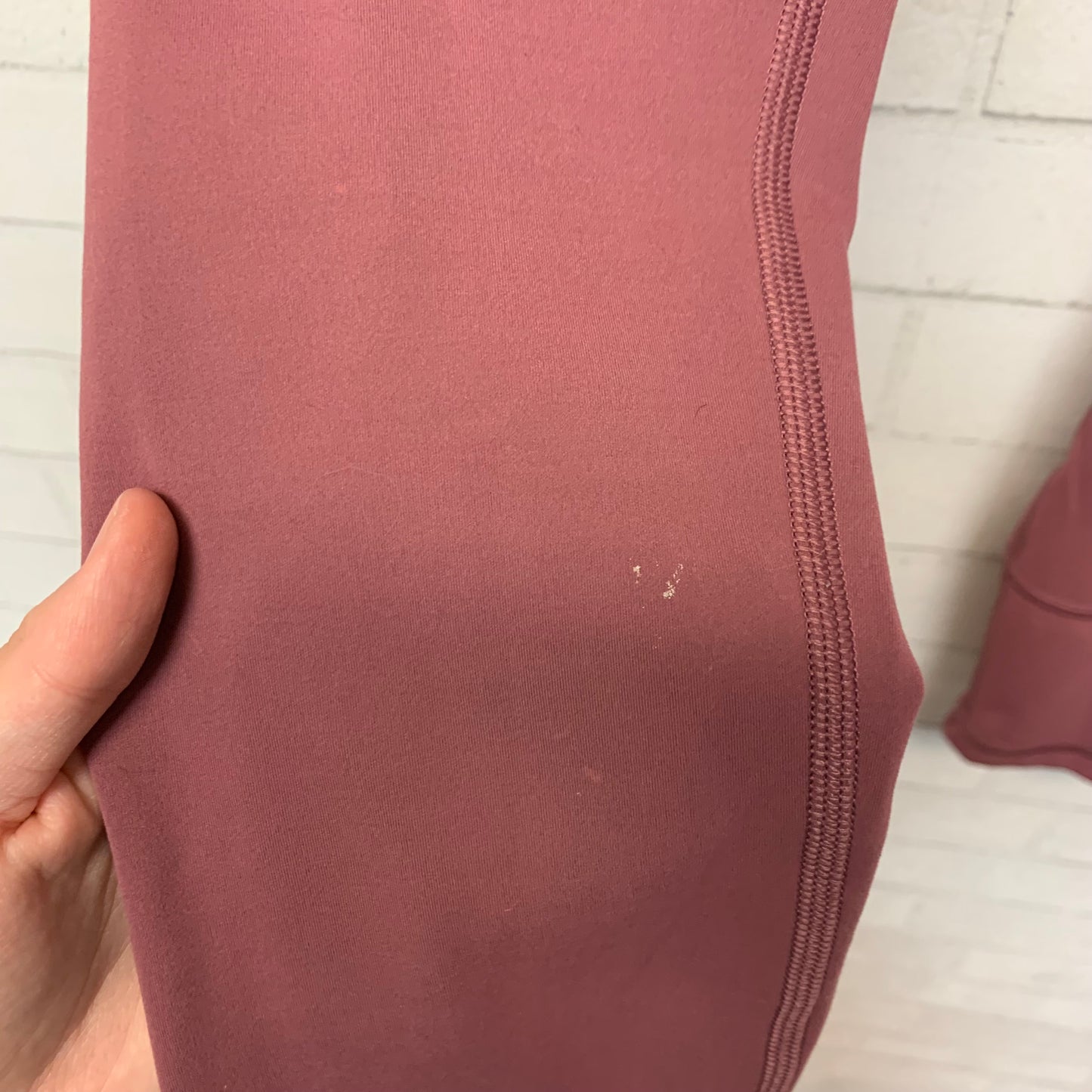 Athletic Leggings By Lululemon In Pink, Size: L