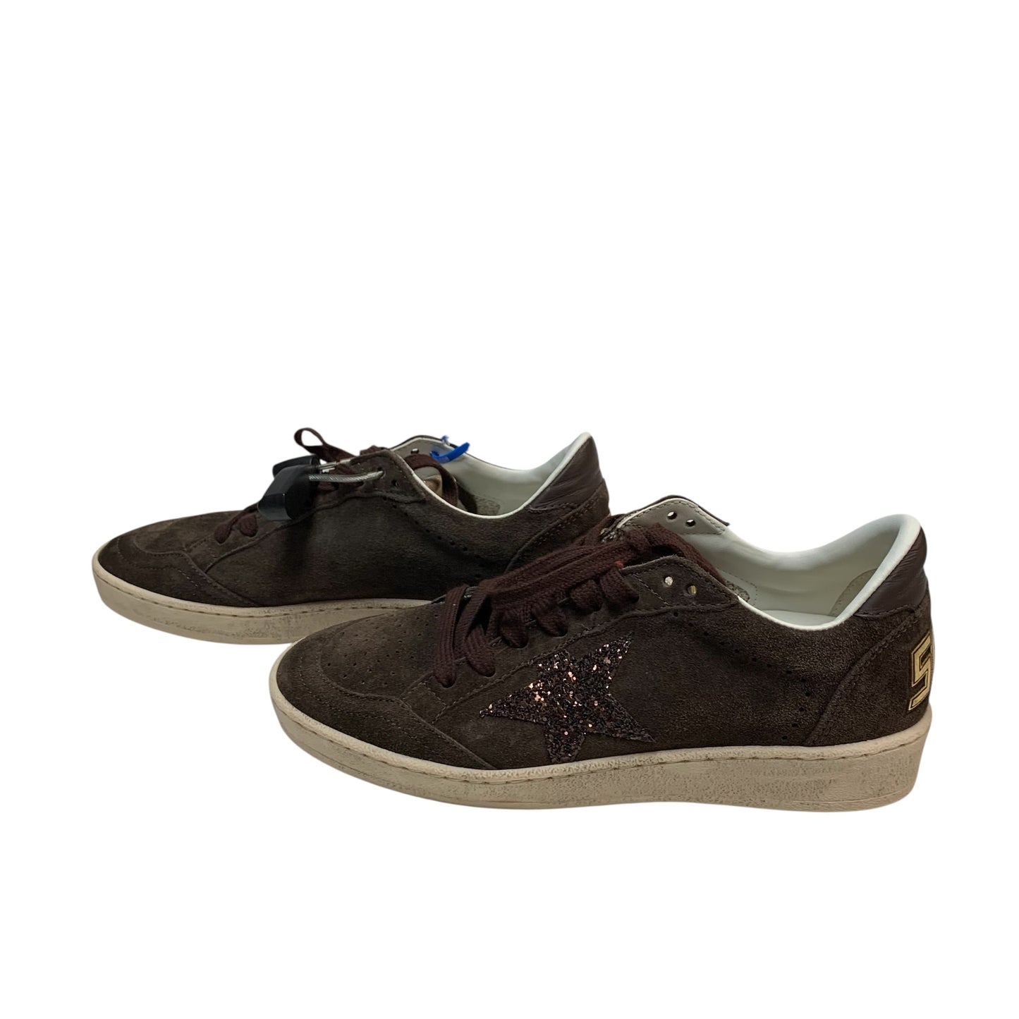 Shoes Luxury Designer By Golden Goose In Brown, Size: 7