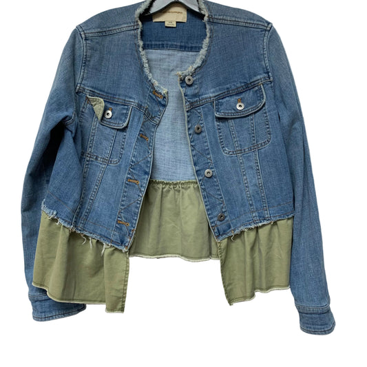 Jacket Denim By Pilcro In Blue Denim, Size: M