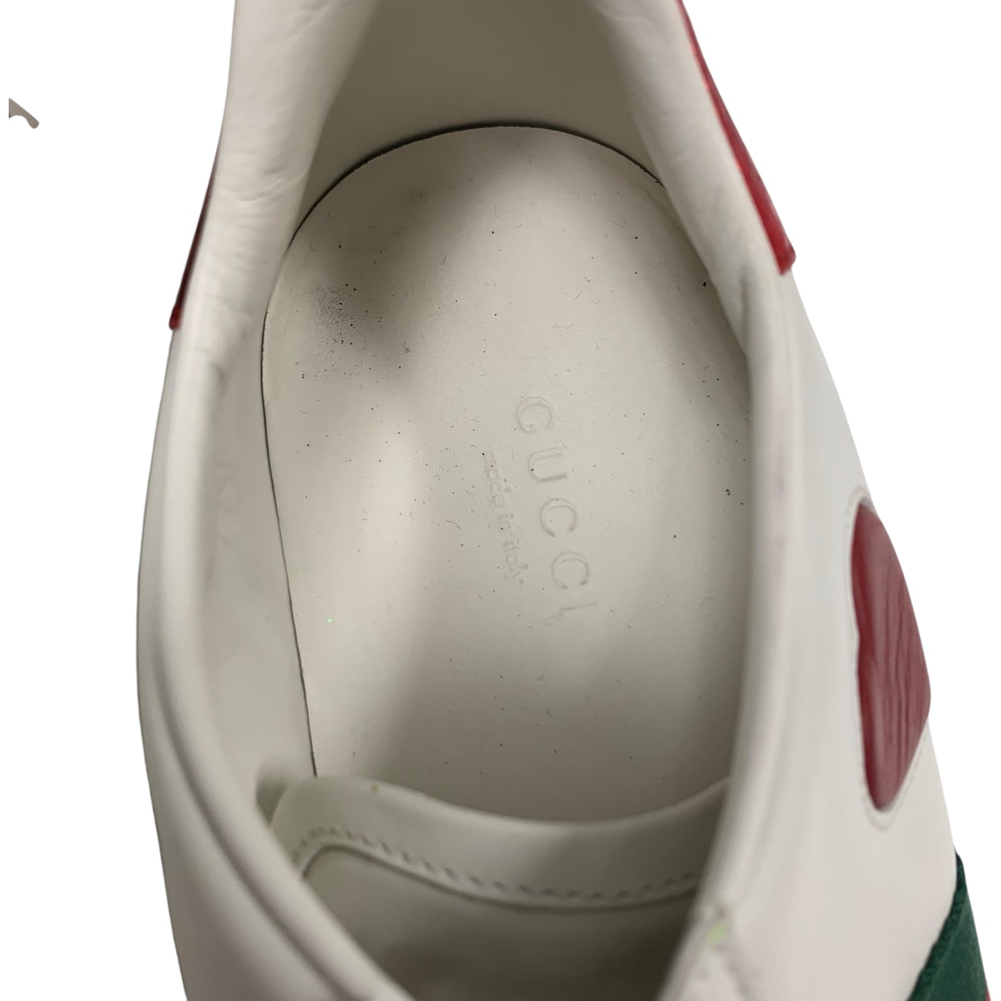 Shoes Luxury Designer By Gucci In White, Size: 7