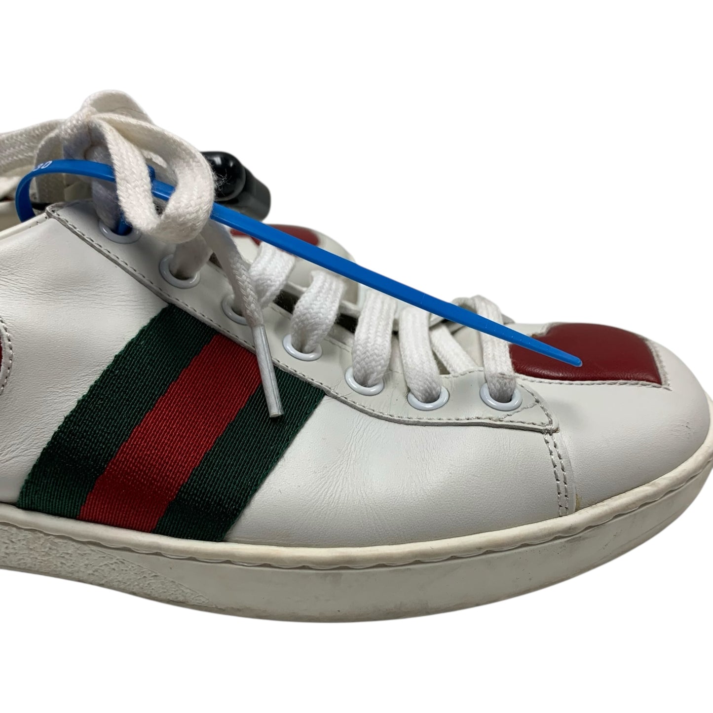 Shoes Luxury Designer By Gucci In White, Size: 7