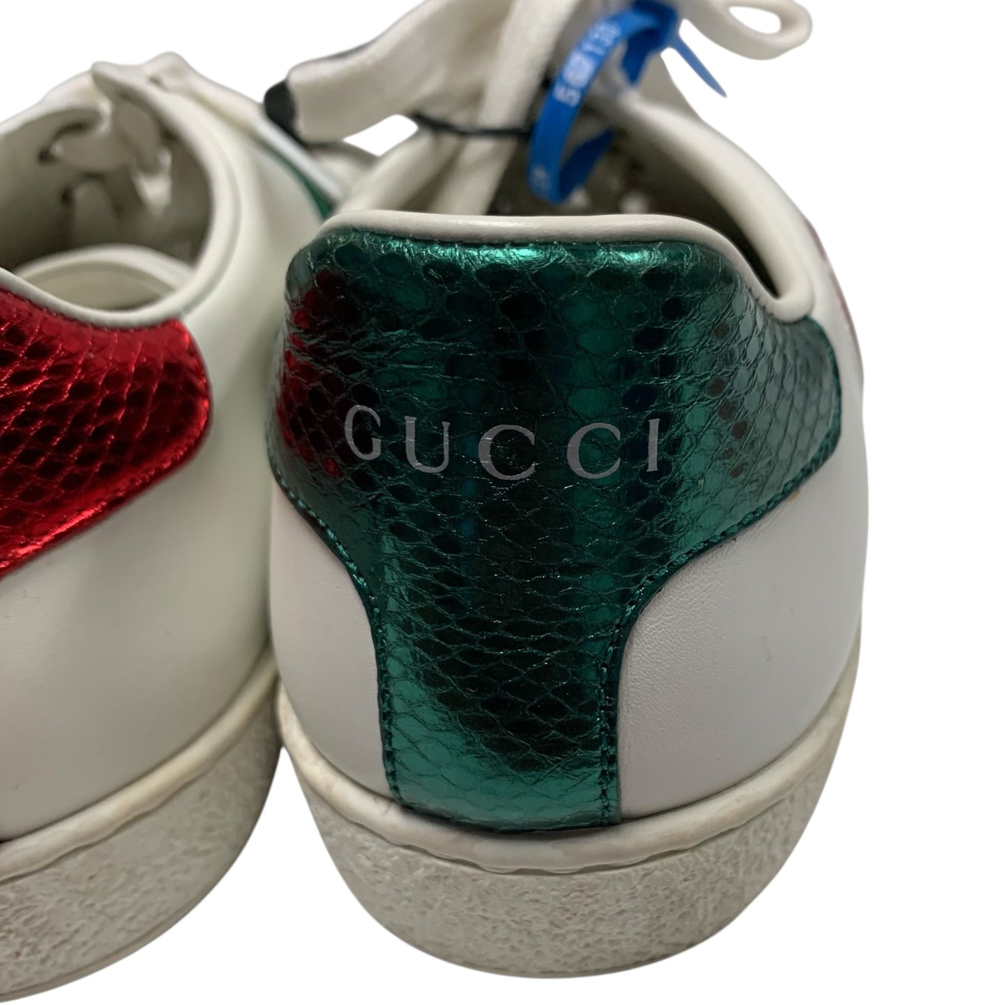 Shoes Luxury Designer By Gucci In White, Size: 7