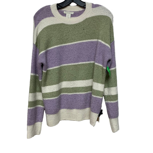 Sweater By Christian Siriano In Green & Purple, Size: S